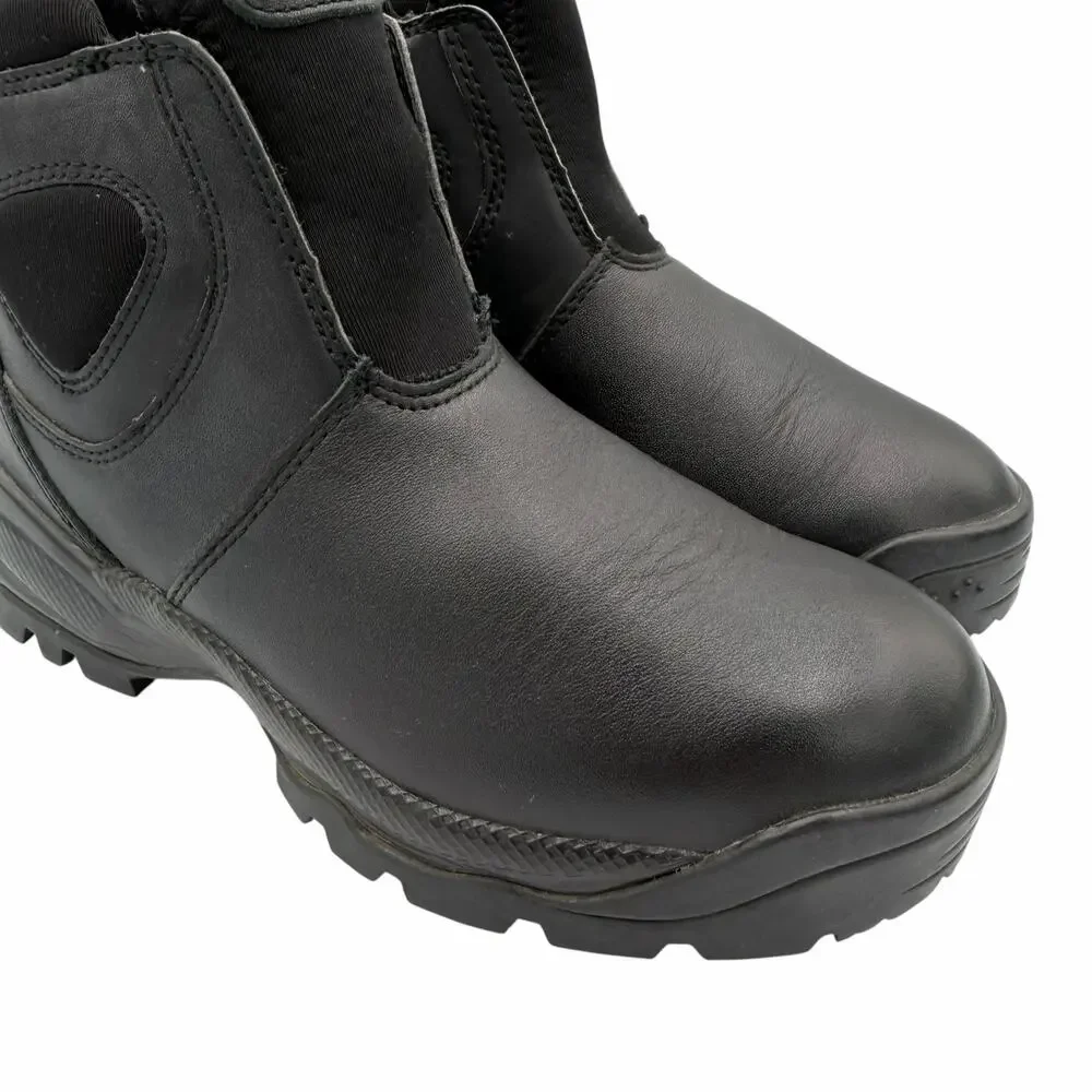 5.11 Tactical Men's Company CST 2.0 Black Leather Pull On Utility Work Boots